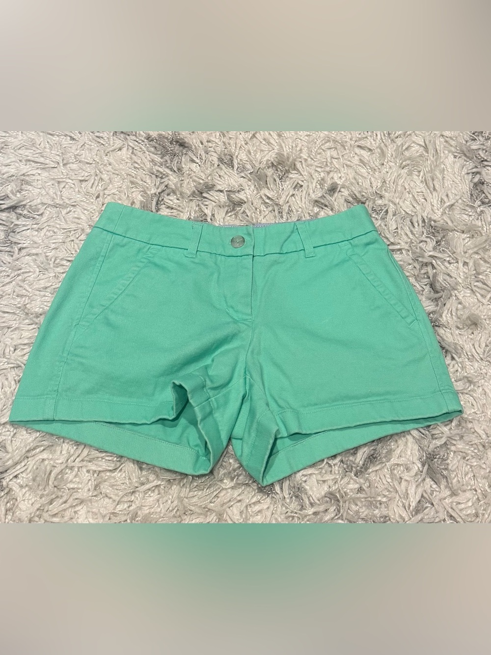 Southern Tide Mint Green Cotton Shorts